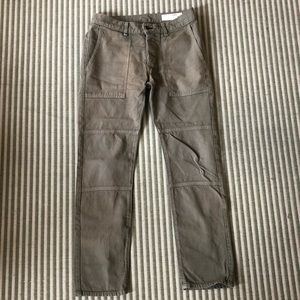 Rag & Bone Olive Green Straight Leg Cargo Pants